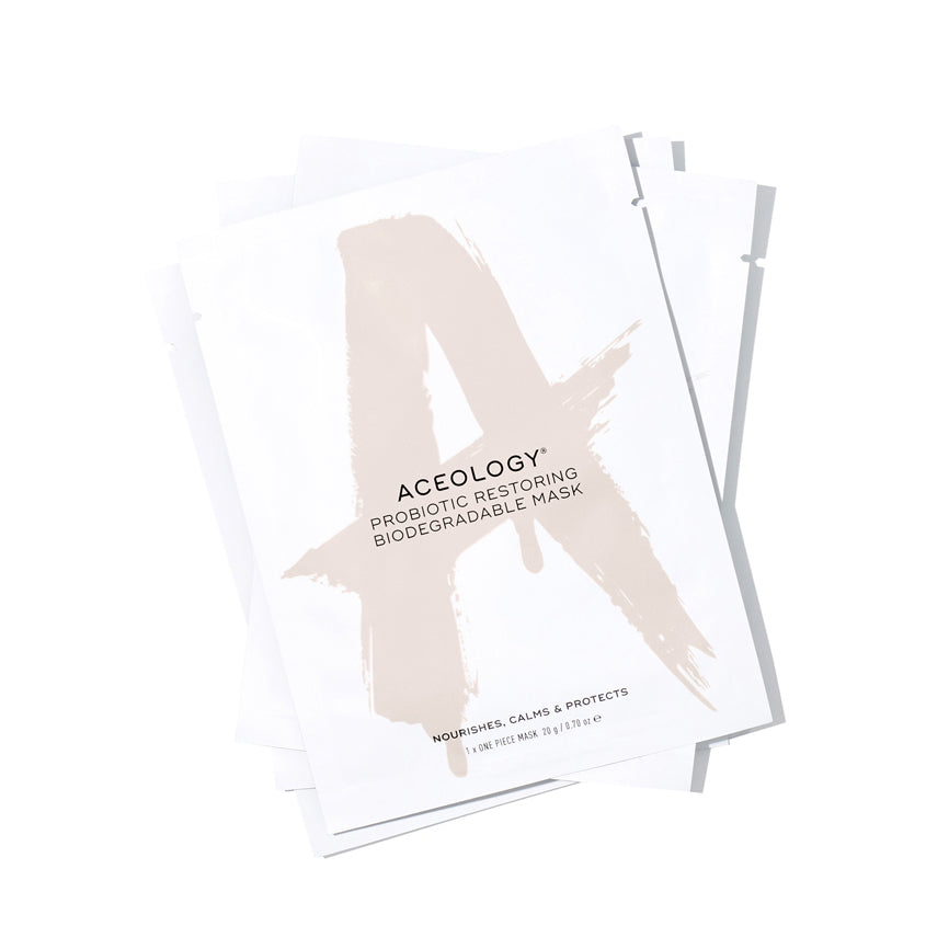 ACEOLOGY PROBIOTIC RESTORING BIODEGRADABLE MASK (4 PACK) – buy online