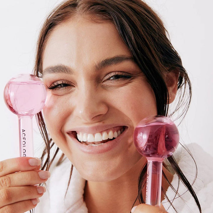 THE ORIGINAL PINK ICE GLOBE FACIAL MASSAGER