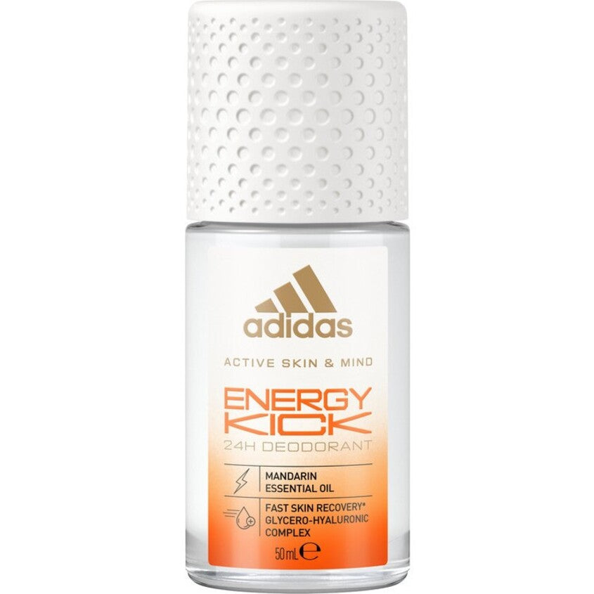 ADIDAS DEODORANT ROLL-ON UNISEX ENERGY KICK 50ML – free delivery