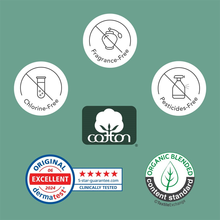 RAEL ORGANIC COTTON PADS- LARGE- 12S