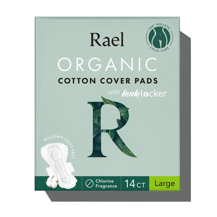 ORGANIC COTTON PADS- LARGE- 12S