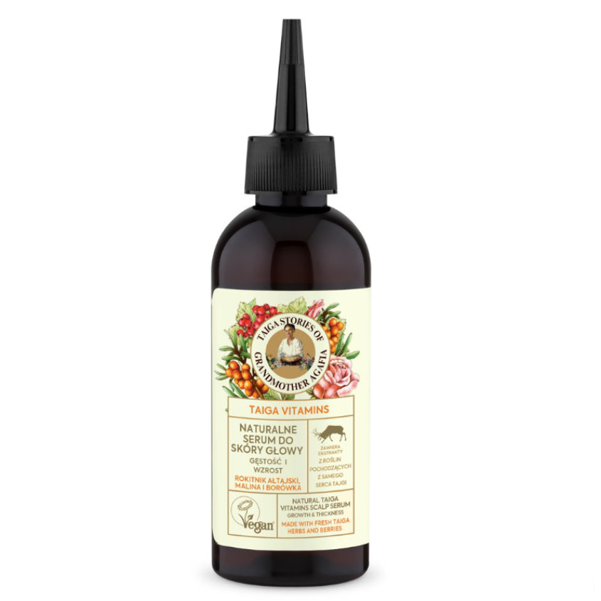 RECEPTY BABUSHKI AGAFI SCALP SERUM TAIGA VITAMINS 170 ML