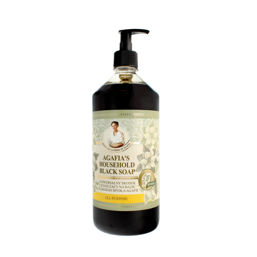 RECEPTY BABUSHKI AGAFI ALL-PURPOSE HOUSEHOLD AGAFIA’S BLACK SOAP, 1000 ML