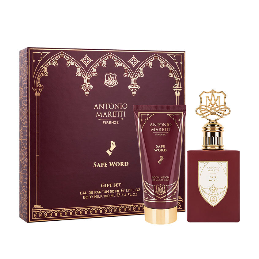 ANTONIO MARETTI Gift set Safe Word (Eau De Parfum 50 ml + body milk 100 ml)