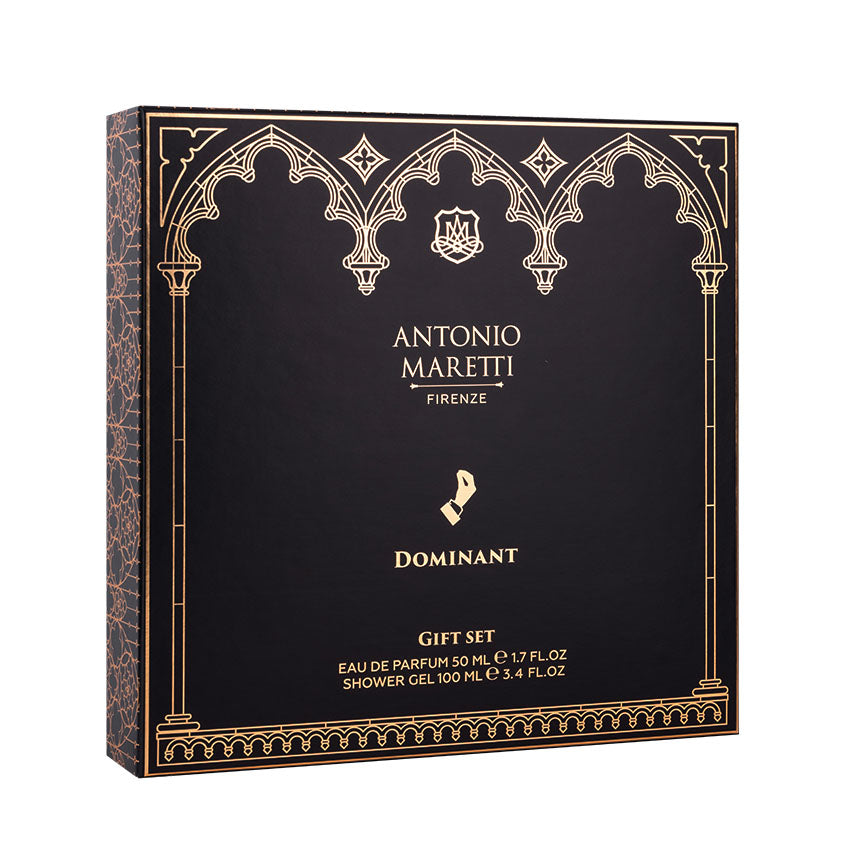 ANTONIO MARETTI Gift set Dominant (Eau De Parfum 50 ml + shower gel 100 ml) – متجر إلكتروني