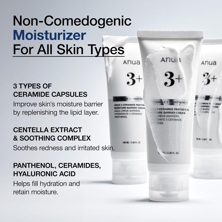 ANUA CERAMIDE PANTHENOL MOISTURE BARRIER CREAM 100ML – توصيل مجاني