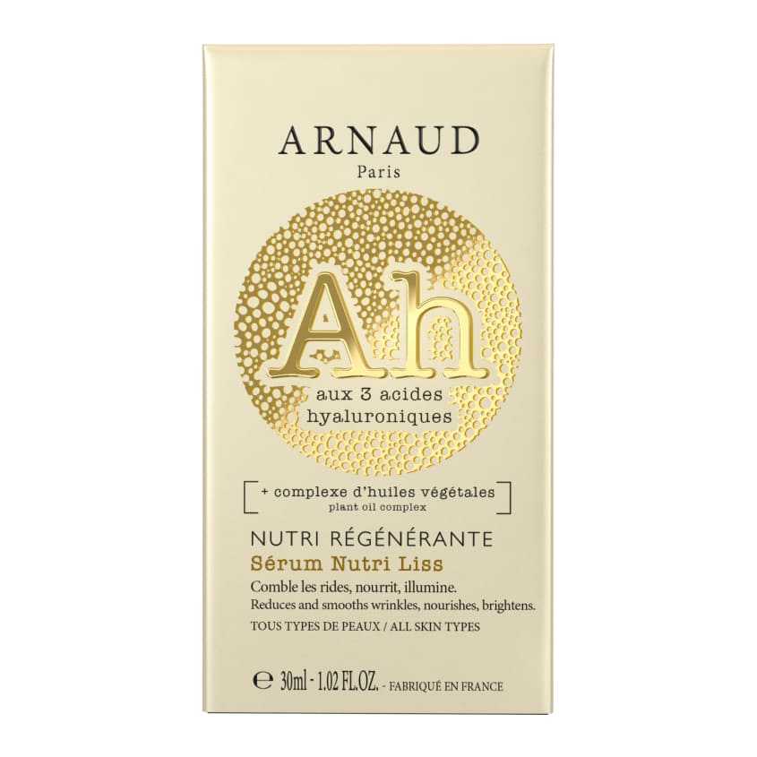 ARNAUD PARIS NUTRI RÉGÉNÉRANTE SÉRUM NUTRI LISS AUX 3 ACIDES HYALURONIQUES 30ML – شراء أونلاين