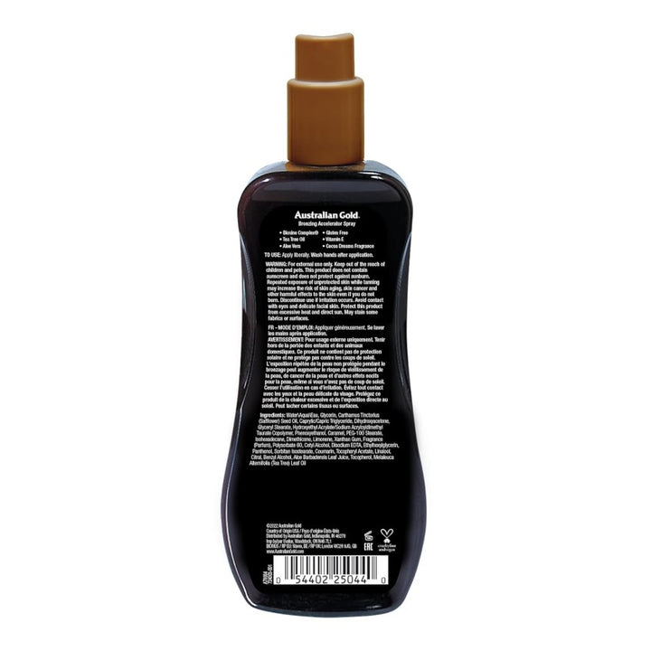 Bronzing Accelerator Dark Tanning Spray