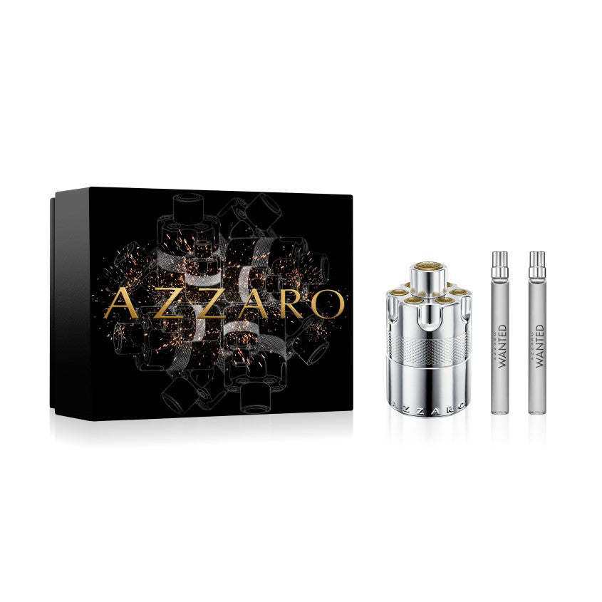 AZZARO WANTED SET(EDP 100ML + 2x10ML)