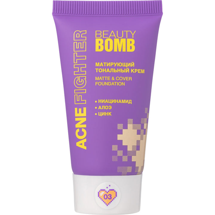 MATTE & COVER FOUNDATION TONE 03 25ML