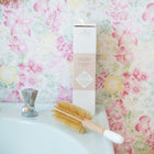 ROUND WOODEN HAIR BRUSH - BOAR BRISTLES