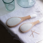 Wooden Hairbrush with Nylon Bristles