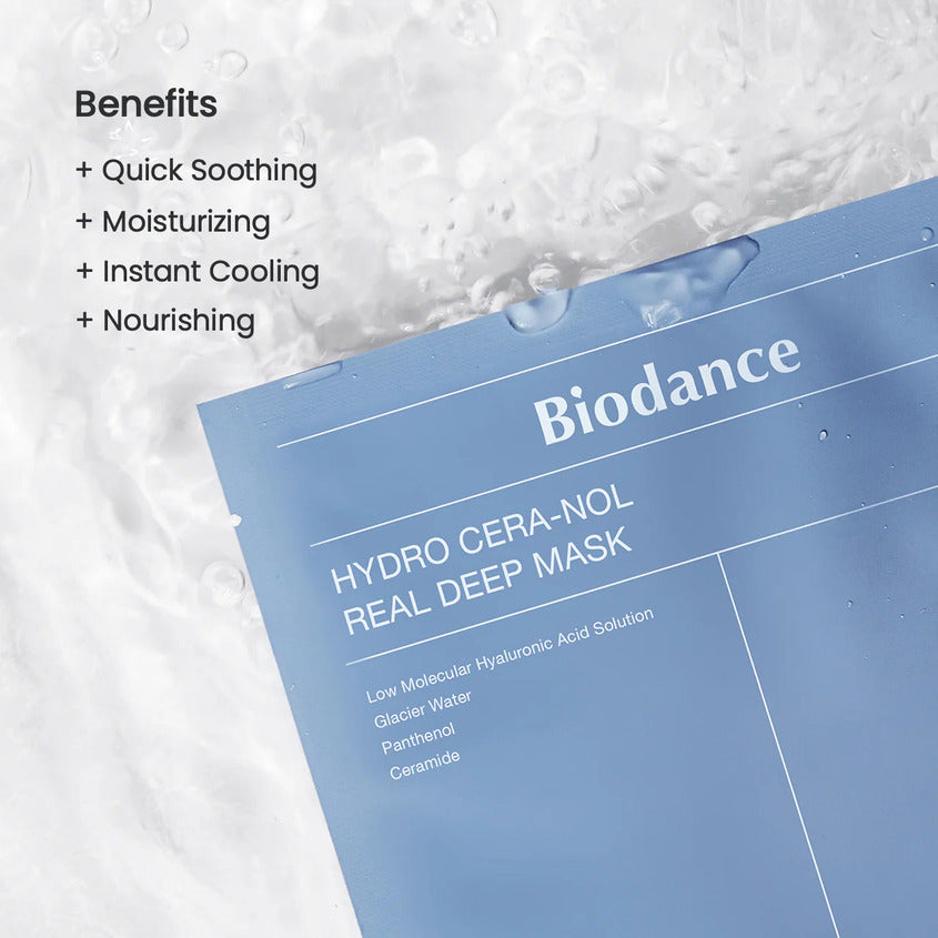 BIODANCE HYDRO CERA-NOL REAL DEEP MASK 1BOX (34G*4EA)_EN – photo 5