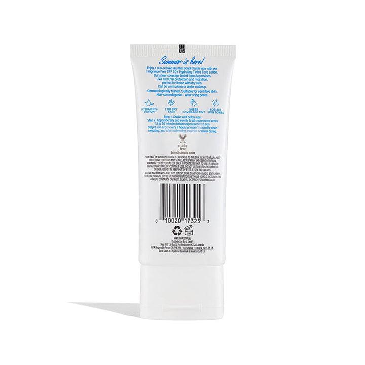 Face Tinted-Hydrating Sunscreen Lotion SPF 50+