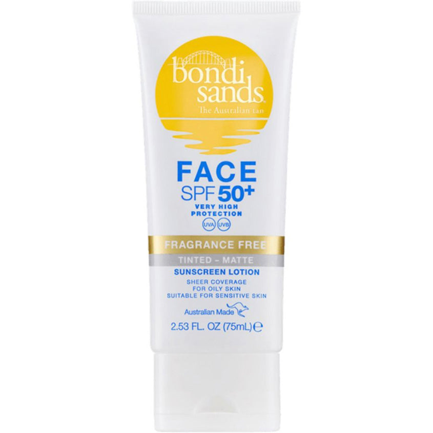 BONDI SANDS FACE TINTED FLUID MATTE SPF50+75ML