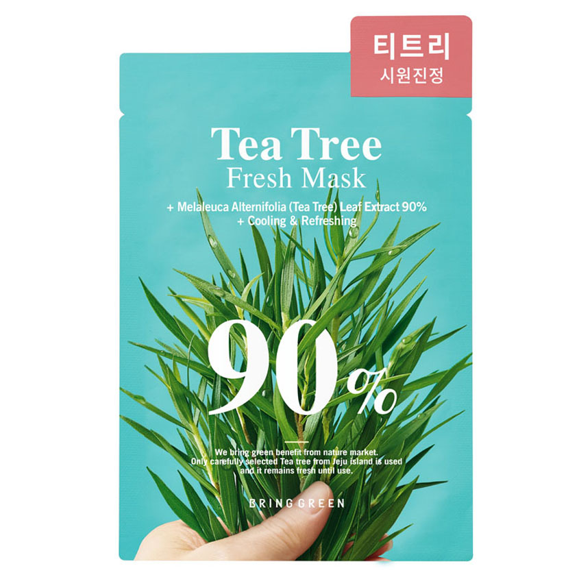 BRING GREEN TEA TREE 90% FRESH MASK 20G – buy online