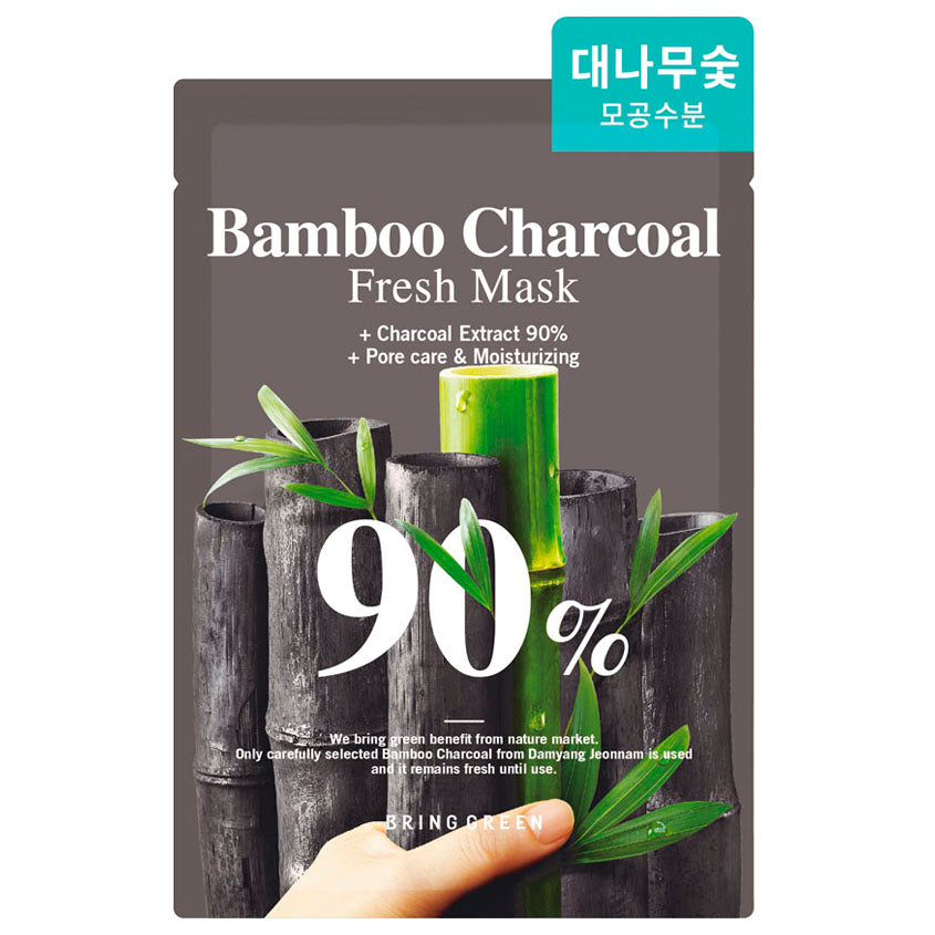 BRING GREEN BAMBOO CHARCOAL 90% FRESH MASK 20G
