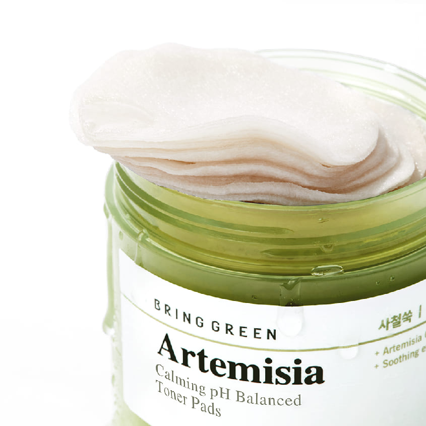 BRING GREEN ARTEMISIA CALMING PH BALANCE TONER PAD 75PCS – online store