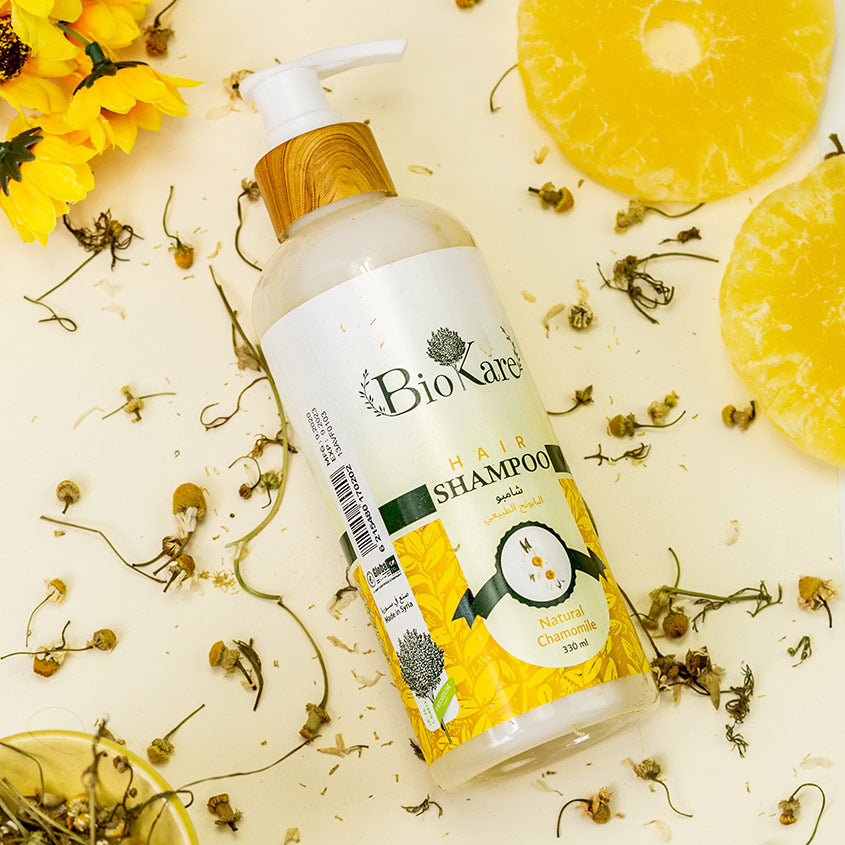 BIOKARE NATURAL CHAMOMILE HAIR SHAMPOO 330ML