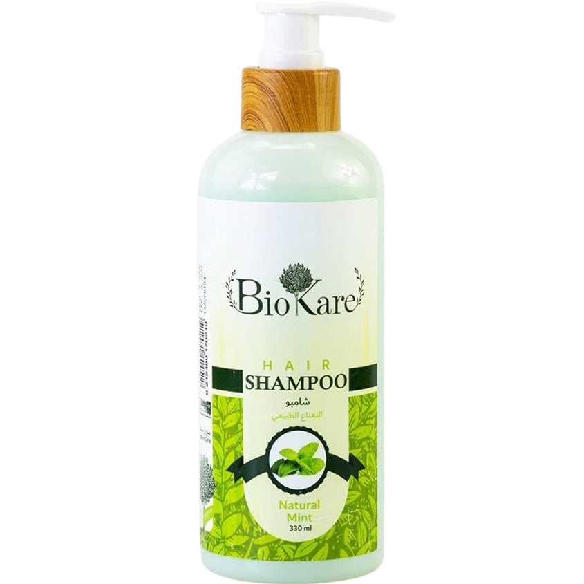BIOKARE NATURAL MINT HAIR SHAMPOO 330ML – buy online