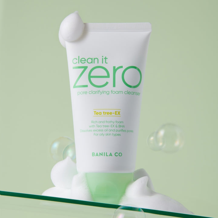 Clean It Zero Tea Tree-Ex Pore Clarifying Foam Cleanser