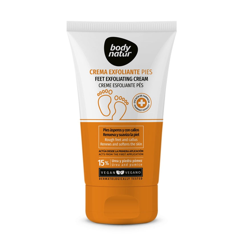 BODY NATUR EXFOLIATING CREAM ROUGH FEET & CALLUS 100ML