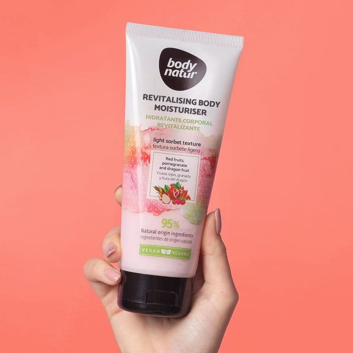 REVITALISING BODY MOISTURISER RED FRUITS, POMEGRANATE AND DRAGON FRUIT 200ML