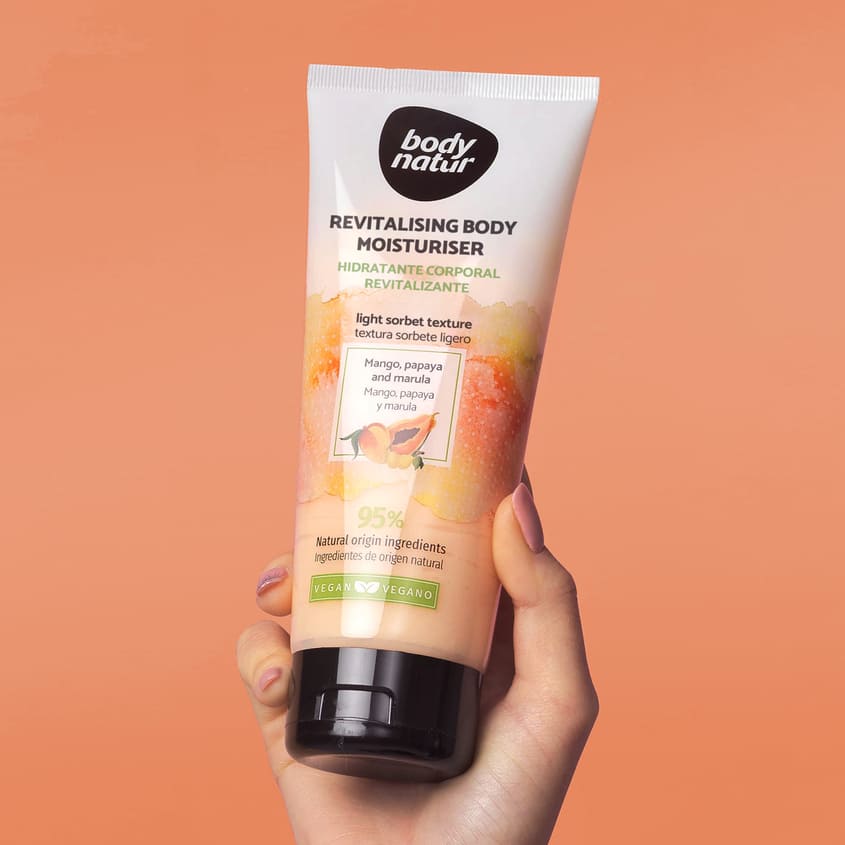 BODY NATUR REVITALISING BODY MOISTURISER MANGO, PAPAYA AND MARULA 200ML – buy online