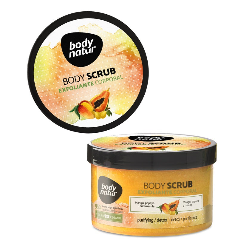 BODY NATUR BODY SCRUB MANGO, PAPAYA AND MARULA 200ML – online store