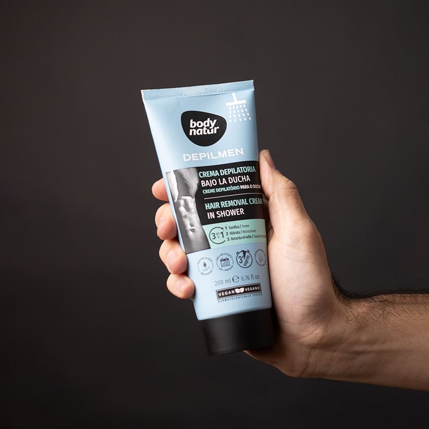 BODY NATUR HAIR REMOVAL CREAM IN-SHOWER FOR MEN 3 IN 1 200ML – buy online