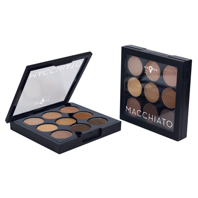 BRONX COLORS EYESHADOW PALETTE 9 COL. MACCHIATO 4,5G