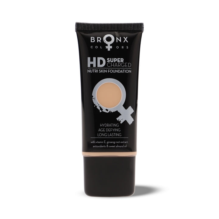 HD SUPER CHARGED NUTRI SKIN FOUNDATION ALMOND 33ML