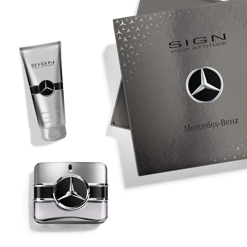MERCEDES BENZ SET (EDT 100ML + SG 100ML SIGN YOUR ATTITUDE) – photo 5