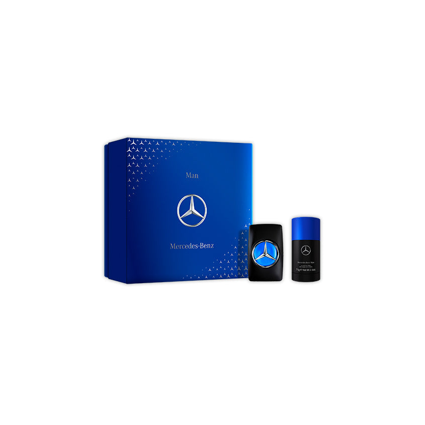 MERCEDES BENZ SET (EDT 50ML + DEOSTICK 75GR MEN MAN)