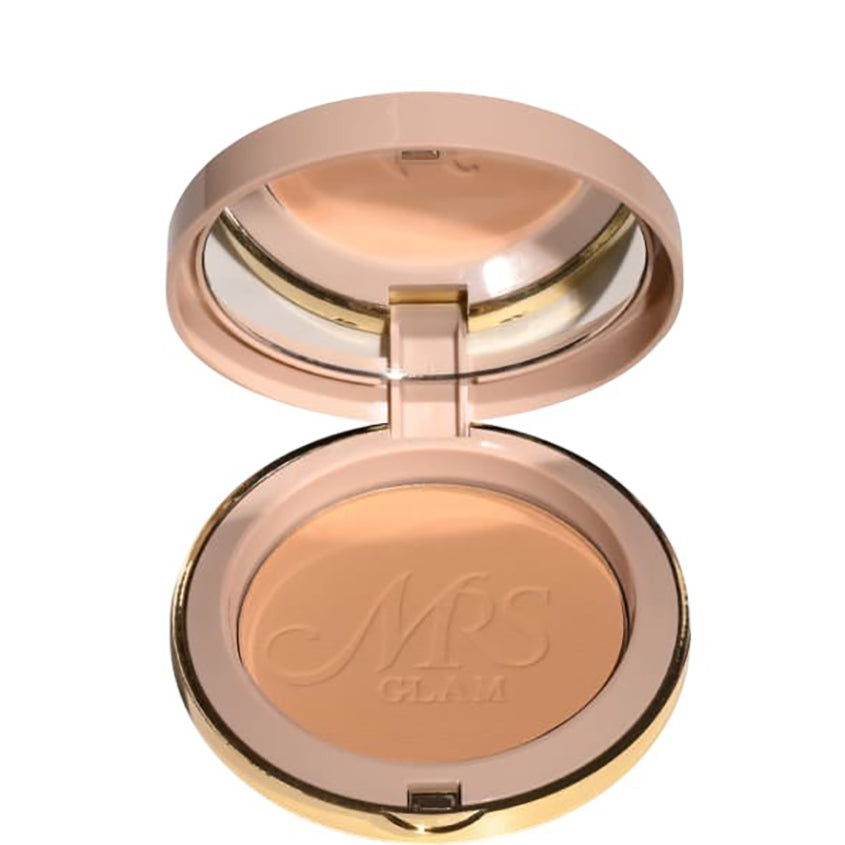 BPERFECT MRS GLAM GLORIOUS SKIN POWDER FOUNDATION 04 MEDIUM GOLD – free delivery