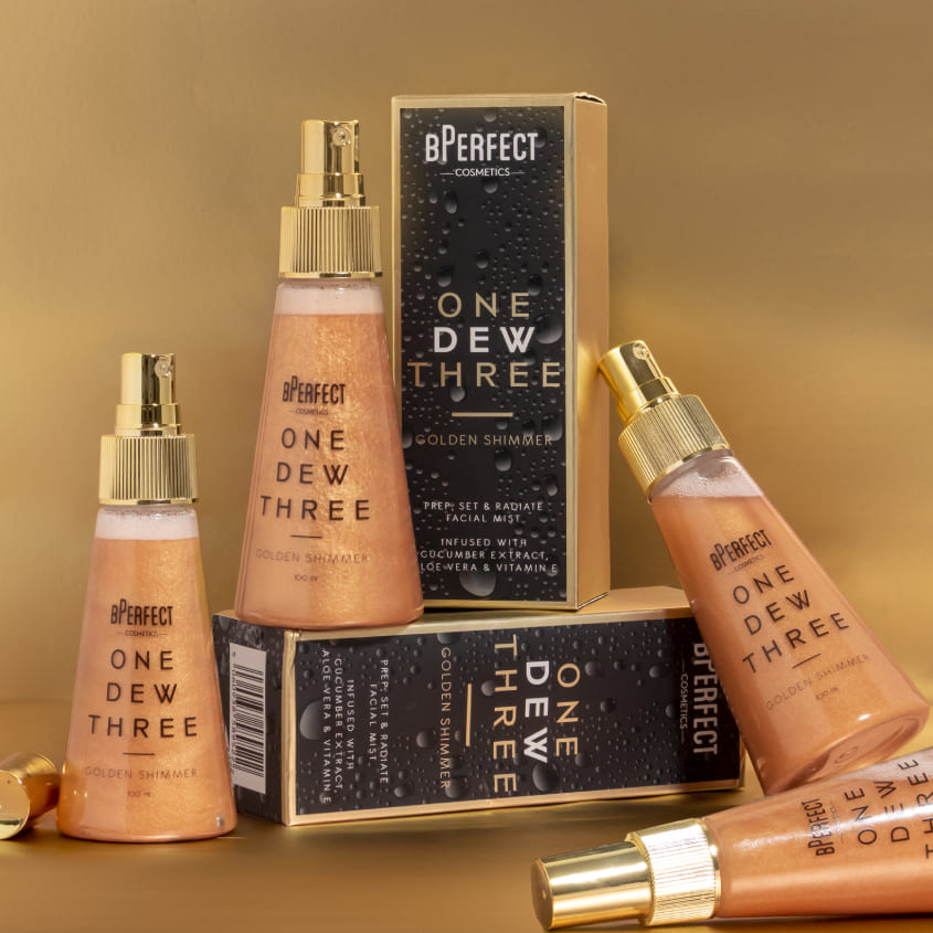 One Dew Three Shimmer Spray Golden Shimmer