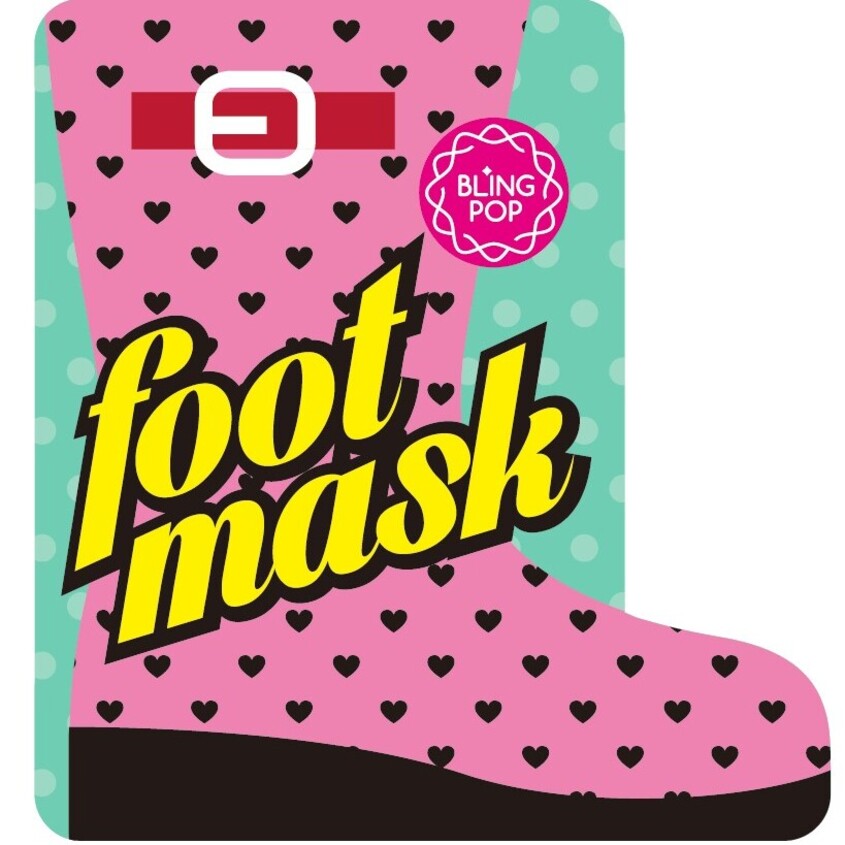 BLING POP SHEA BUTTER HEALING FOOT MASK 18G