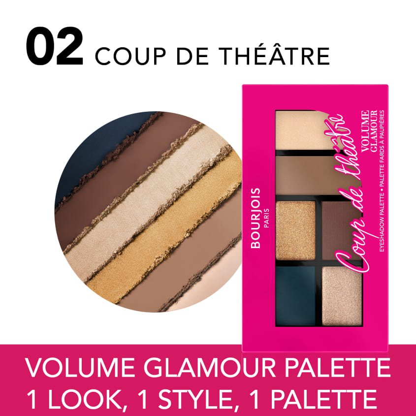 Eye shadows palette Bourjois Volume Glamour THEATRE 002, 8,4G – buy online