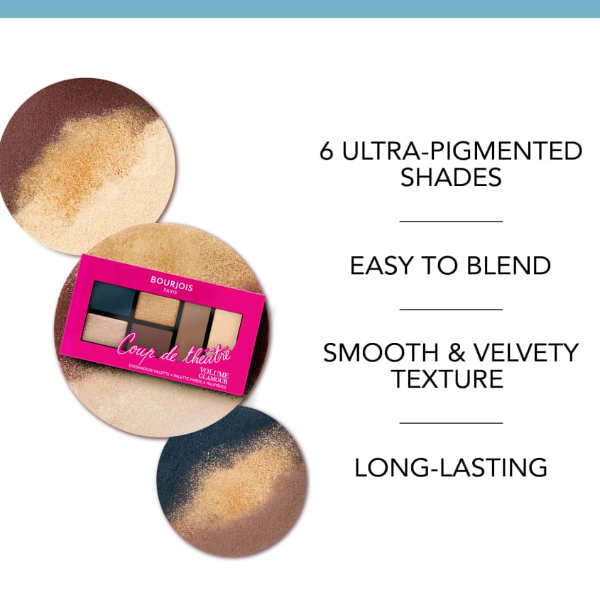 Eye shadows palette Bourjois Volume Glamour THEATRE 002, 8,4G – online store
