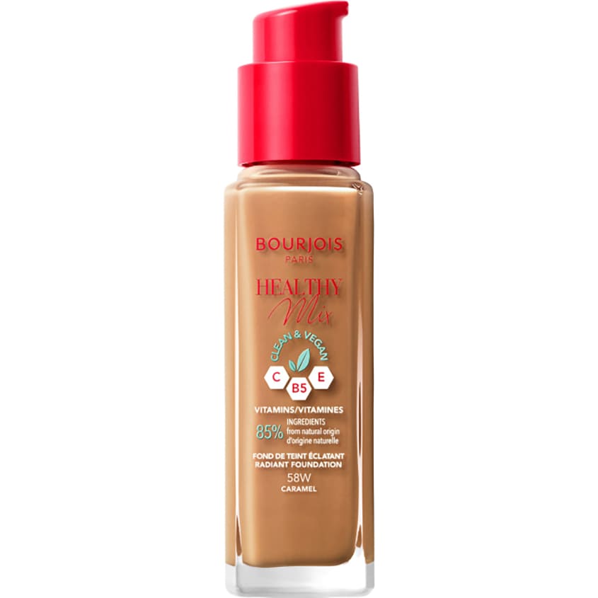 BOURJOIS Healthy Mix Clean Foundation 58W Caramel – photo 5