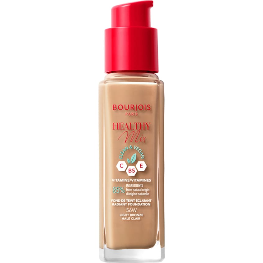 BOURJOIS Healthy Mix Clean Foundation 56W Light Bronxe – buy online