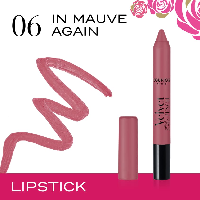 BOURJOIS La Vie En Rose Rouge Velvet Pencil In Mauve Again 06 – online store