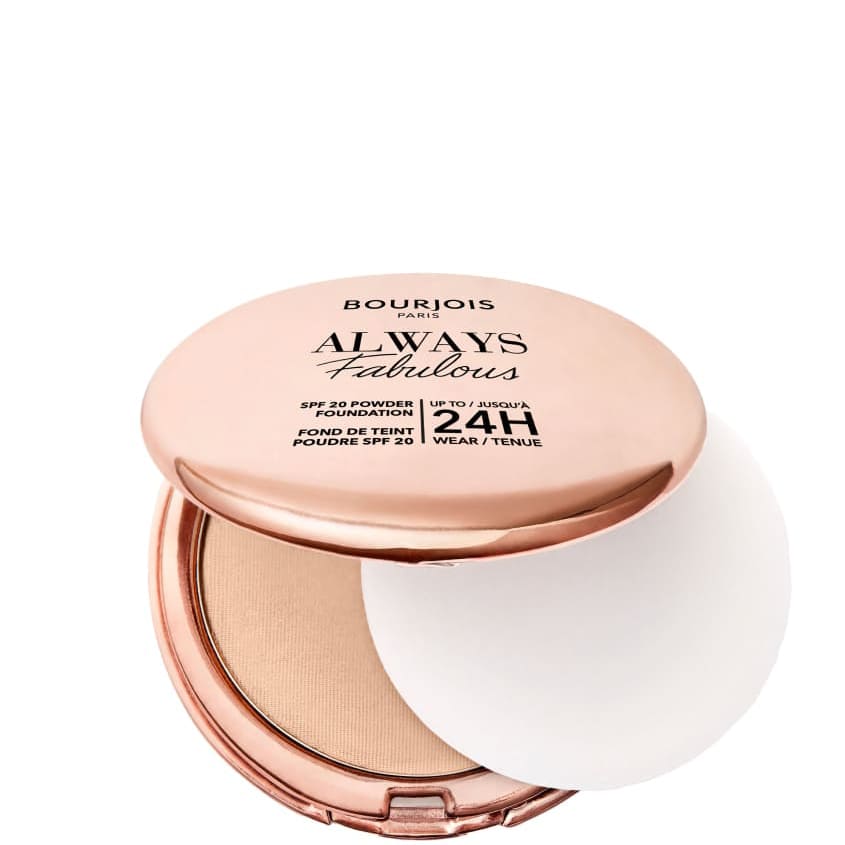 BOURJOIS ALWAYS FABULOUS COMPACT FOUNDATION 300 ROSE SAND – صورة 6
