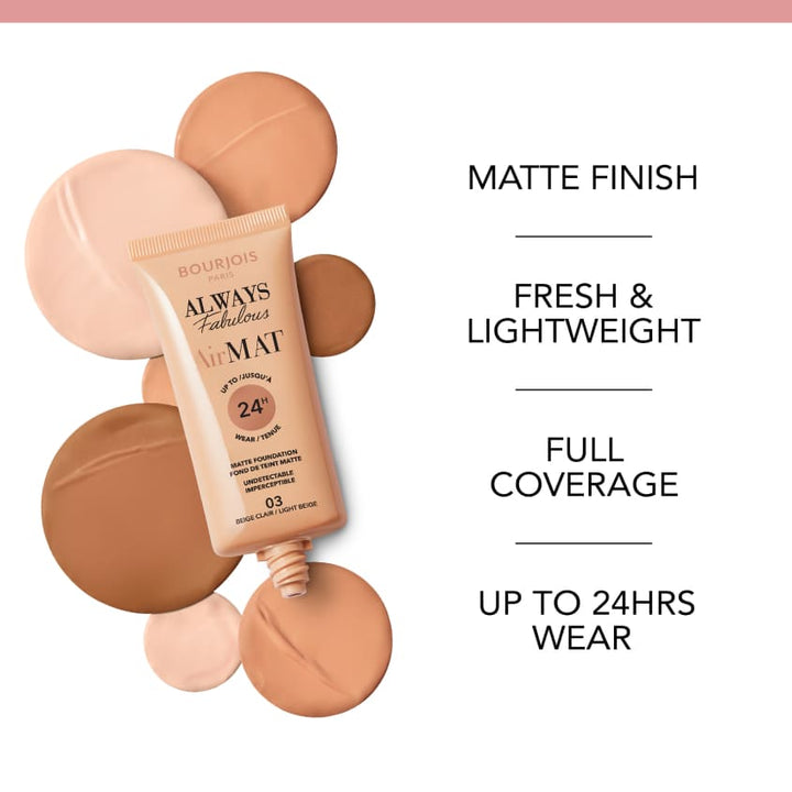 ALWAYS FABULOUS AIR MAT FOUNDATION 01 ROSE IVORY