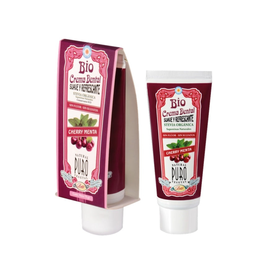 BOTI-K CREMA DENTAL NATURAL CHERRY Y MENTA 75GR -