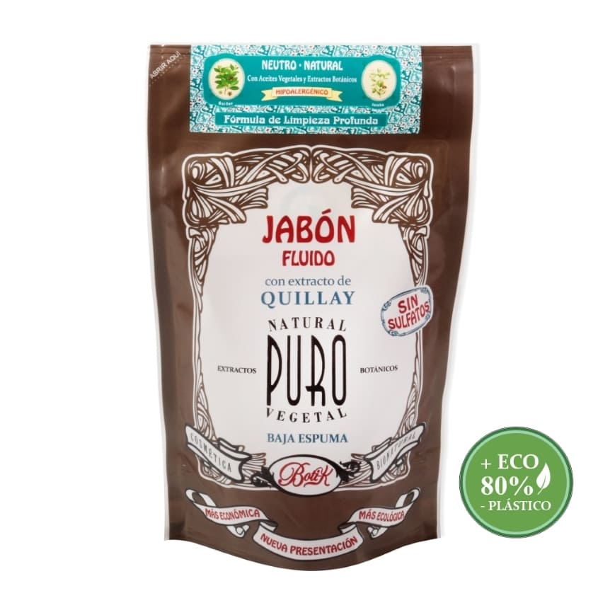 BOTI-K SACHET JABON FLUIDO SIN SULFATOS NEUTRO HIPOALERGENICO 280ML