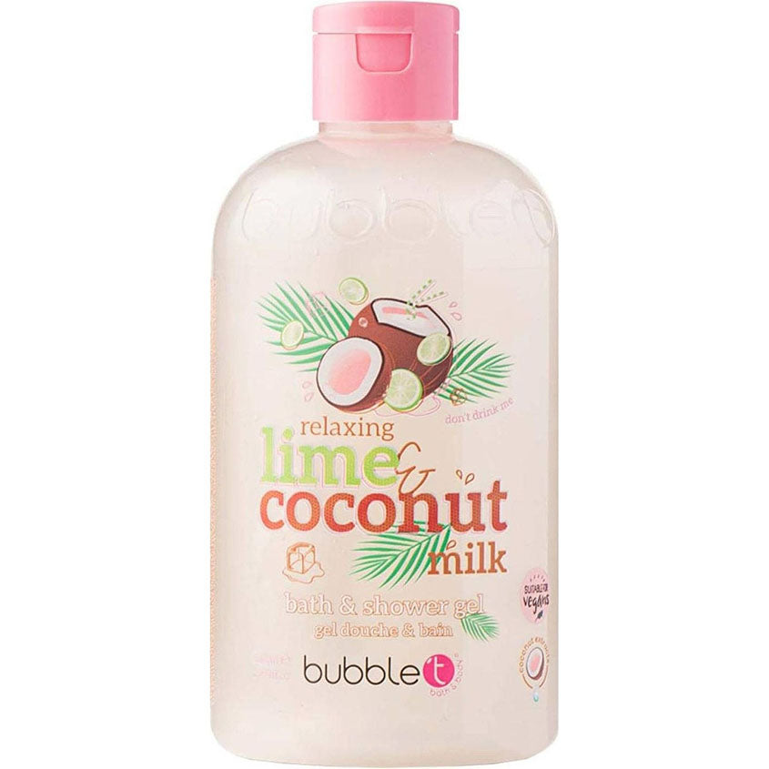 BUBBLE T BATH AND SHOWER GEL IN COCONUT AND LIME 500ML