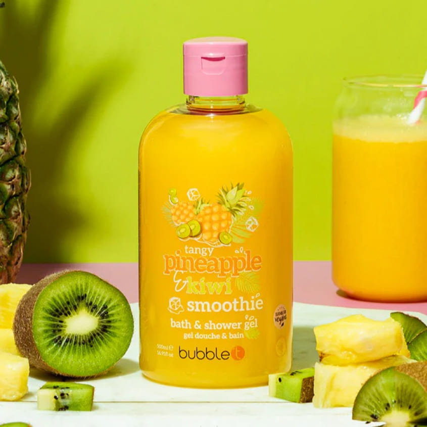BUBBLE T BATH AND SHOWER GEL IN PINEAPPLE AND KIWI 500ML – buy online