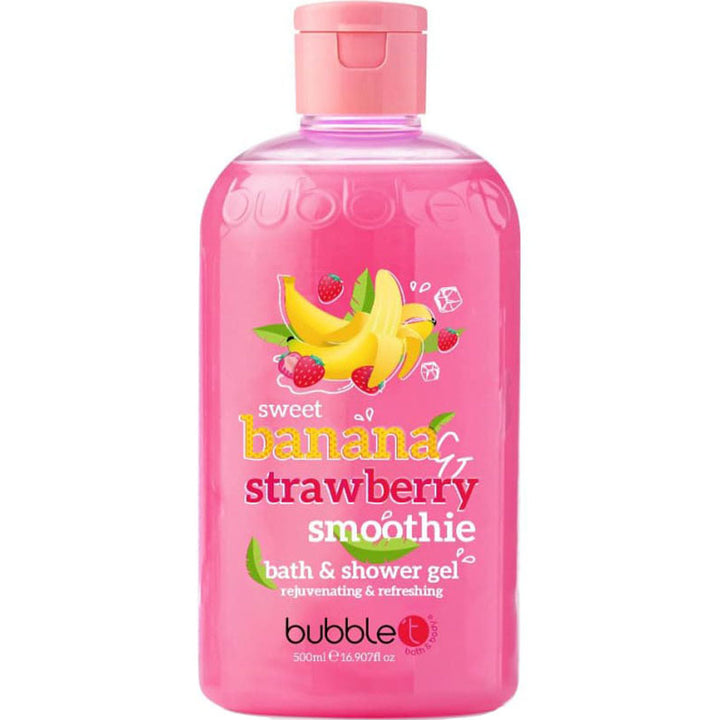 BATH AND SHOWER GEL IN STRAWBERRY AND BANANA 500ML