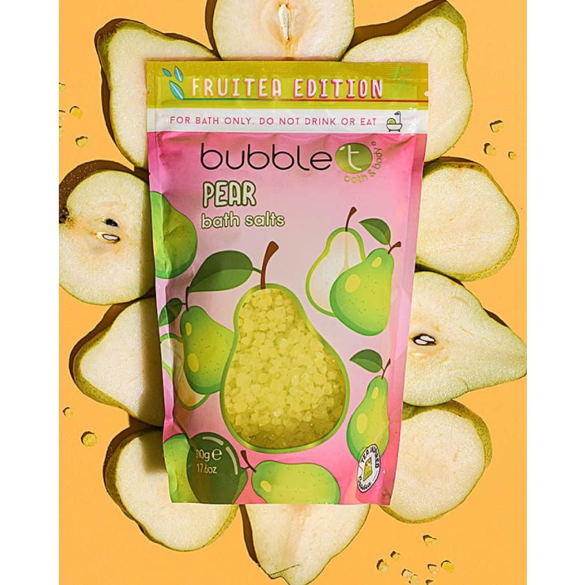 BUBBLE T BATH SALTS PEAR 500G – buy online